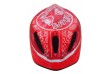 Cyklistická dětská helma, červená/bílá, velikost M(52-56 cm)