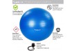 MOVIT Gymnastický míč s nožní pumpou, 85 cm, modrý