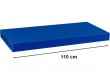 Stilista nástěnná police Volato, 110 cm, modrá