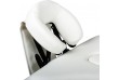 Přenosné masážní lehátko bílé MOVIT 184 x 70 cm