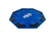 Skládací pokerová podložka - modrá
