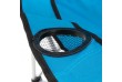 Garthen Skládací kempingová židle s držákem nápojů, modrá