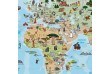Dětská vzdělávací mapa světa 140 x 100 cm - španělský jazyk