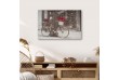 Nástěnná malba kolo s vánoční hvězdou, 40 x 60 cm