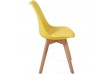 MIADOMODO Sada jídelních židlí, žlutá, 8 kusů
