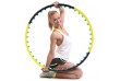 MAXXIVA Hula Hoop masážní obruč, 108 cm, černo-žlutá
