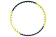 MAXXIVA Hula Hoop masážní obruč, 108 cm, černo-žlutá