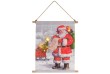Závěsný obraz vč. LED, 30 x 40 cm, Santa Clause