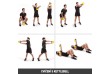 Gorilla Sports Kettlebell činka, vinylová, modrá, 12 kg