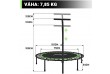 Physionics Fitness trampolína na doma i ven,101 cm, zelená