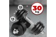 Physionics Sada jednoručních činek 30 kg, 2 x 15 kg