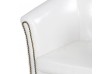 MIADOMODO Sada křesel Chesterfield, 58 x 71 x 70 cm, bílá