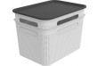 BRISEN Úložný box 16 L, plast, bílý