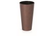 Prosperplast Květináč, slim corner, patinující ocel, 25 cm
