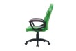 Ergonomická kancelářská židle, zelená s fialovými prvky