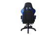 Ergonomická herní židle s polštářky, modrá