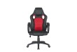 Ergonomická kancelářská židle, červeno-černá