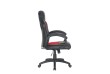 Ergonomická kancelářská židle, červeno-černá