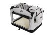Leopet Přepravní box pro psy S, 49,5 x 34,5 x 35 cm, šedý