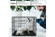 Leopet Klec pro psy skládací 107 x 69 x 75,5 cm, XL, černá