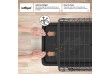 Leopet Klec pro psy skládací 121 x 74 x 80,5 cm, XXL, černá