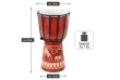 Dětský buben Djembe, slon, ručně vyráběný, 30 cm