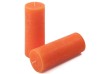 Sada rustikálních svíček, 20 cm, Ø 7,5 cm, oranžová, 2 ks