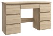 Psací stůl se zásuvkami, 120 × 43 × 75 cm, barva dub sonoma