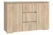 Komoda se zásuvkami, 120 cm, barva dub sonoma