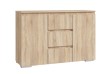 Komoda se zásuvkami, 120 cm, barva dub sonoma