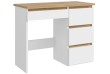 Stůl 75 x 94 x 43 cm, bílá / dub