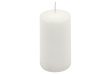 Bílá parafínová svíčka 10 cm, 20 h, 8 ks