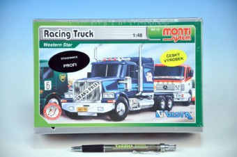 Stavebnice Monti 43 Racing Truck Western star 1:48 v krabici 22x15x6cm
