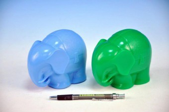 Pokladnička Slon plast 13cm  12m+
