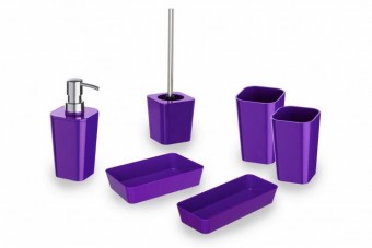 Koupelnová sada WENKO, Candy purple