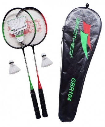 Badmintonová sada 2 pálky + 2 košíčky + pouzdro