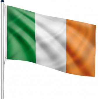 Vlajkový stožár vč. vlajky Irsko - 650 cm