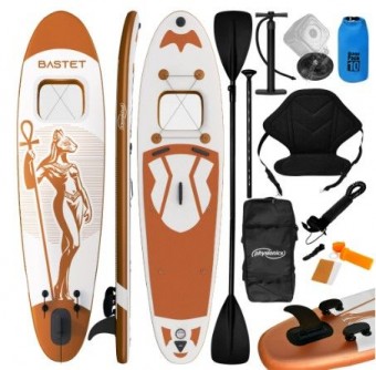 PHYSIONICS Nafukovací paddleboard, bohyně Bastet, 366 cm