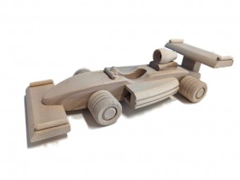 Dřevěná formule, 28 x 12 x 8 cm