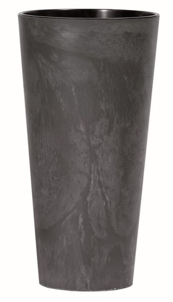 Prosperplast Květináč, slim beton effect antracit, 30 cm