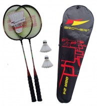 Badmintonová sada - 2 pálky ALU + košíček