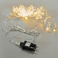 NEXOS Světelný LED drátek, 100 LED diod, 10 m, teple bílá